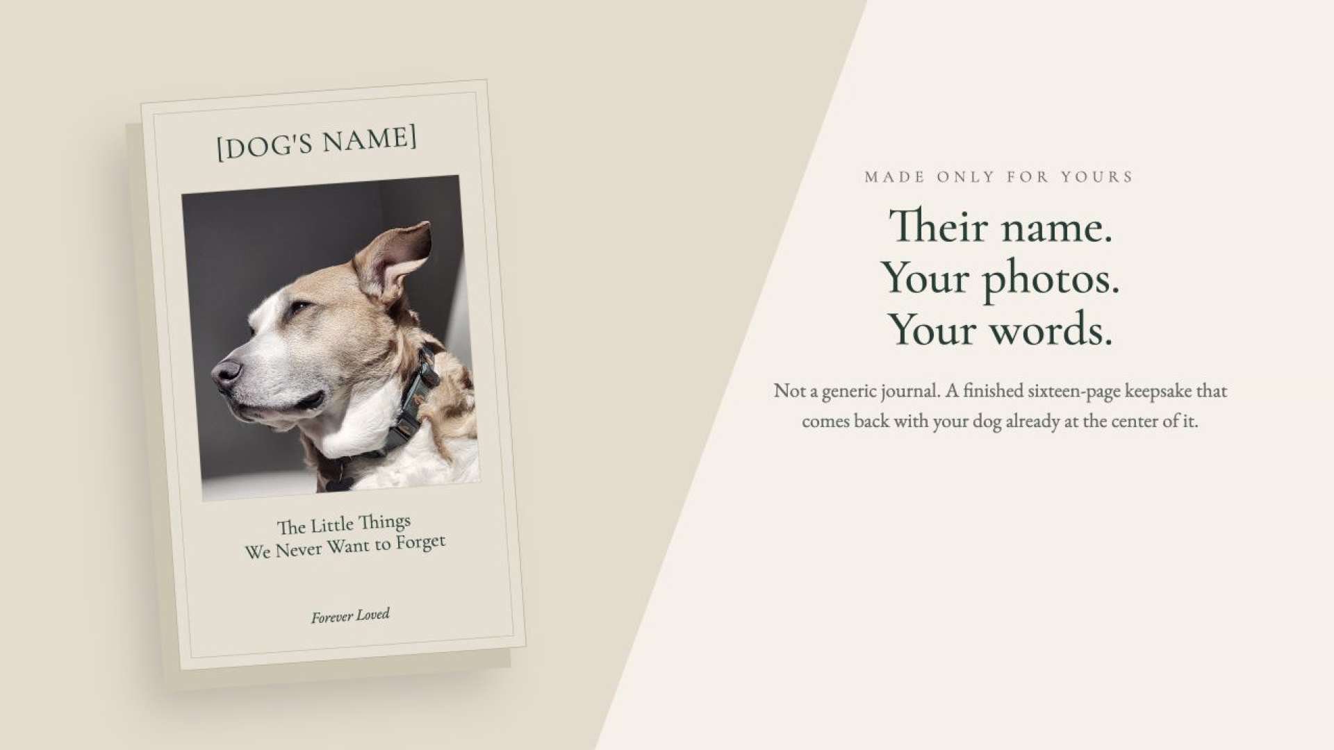 Personalization mockup